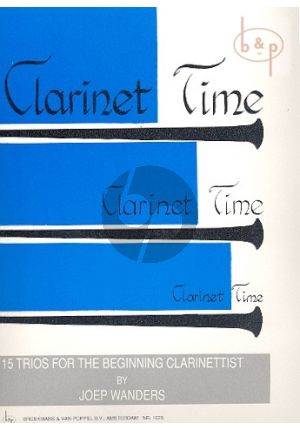 Klarinetboek-clarinet Time-trio-Joep-Wanders-isbn-701067