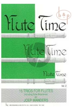 Flute Time Vol 2 Joep Wanders ISBN 705742
